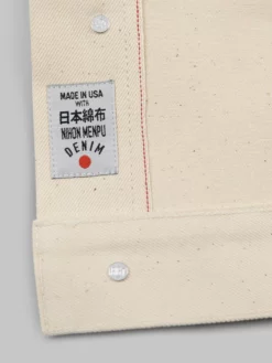 NEW ARRIVALS Rogue Territory 14oz Cruiser Jacket Ecru Selvedge