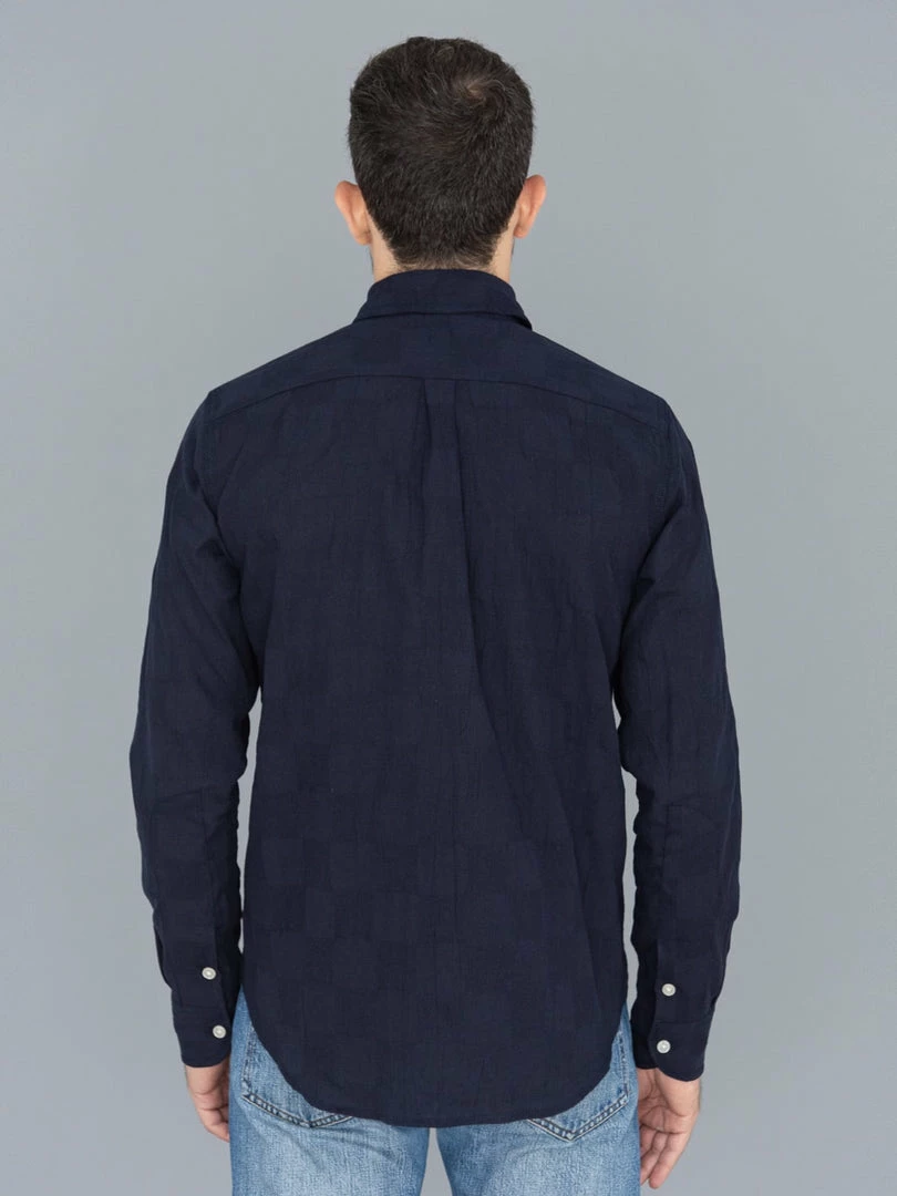 Rogue Territory Maker Jumper Shirt Navy Checkered 4 Rogue Territory Maker Jumper Shirt Navy Checkered