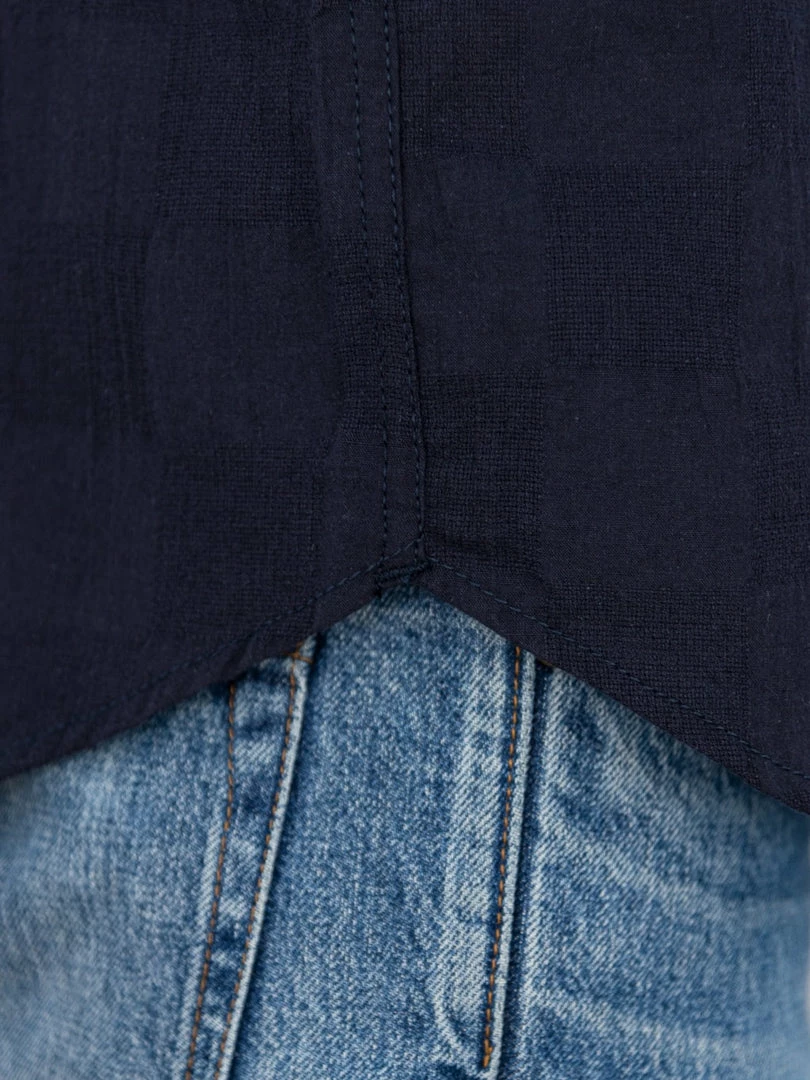 Rogue Territory Maker Jumper Shirt Navy Checkered 7 Rogue Territory Maker Jumper Shirt Navy Checkered