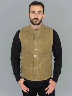 Rogue Territory Waxed Canvas Supply Vest Tan NEW ARRIVALS