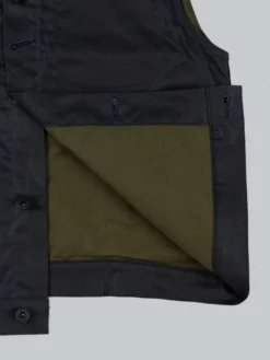 NEW ARRIVALS Rogue Territory Waxed Canvas Supply Vest Black