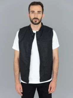 NEW ARRIVALS Rogue Territory Waxed Canvas Supply Vest Black