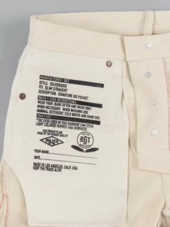 NEW ARRIVALS Rogue Territory 14oz Silveridge Ecru Slim Straight Jeans 51 NEW ARRIVALS Rogue Territory 14oz Silveridge Ecru Slim Straight Jeans