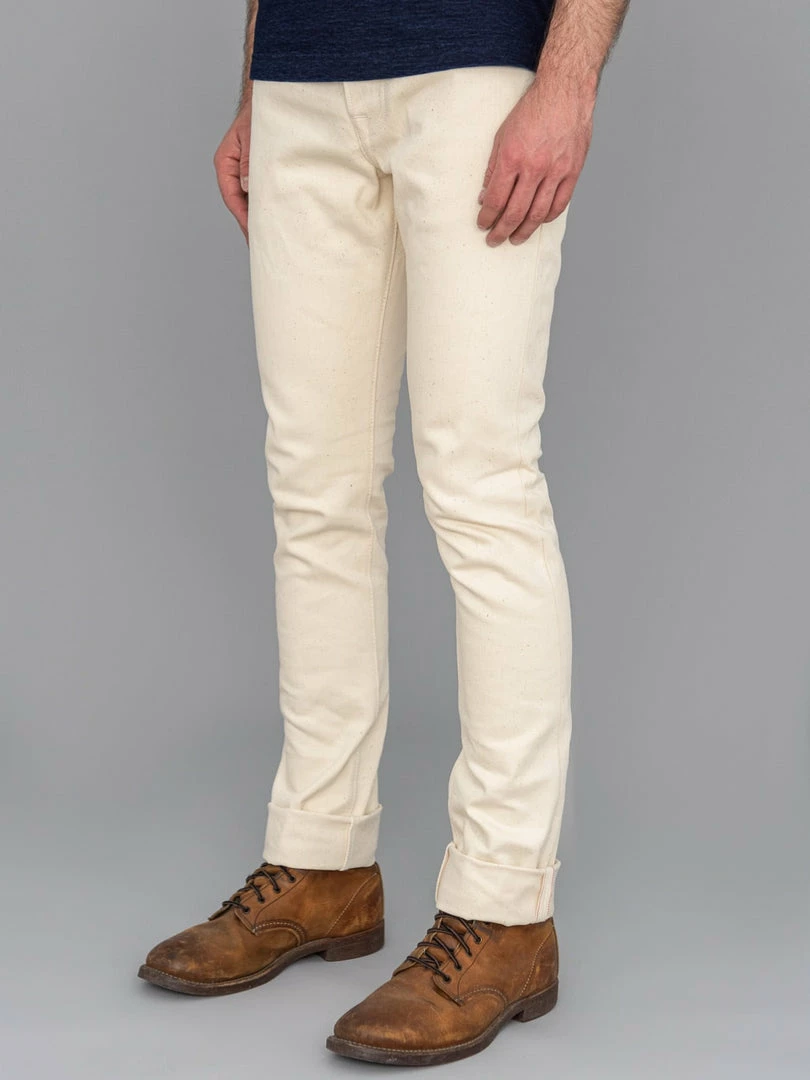 NEW ARRIVALS Rogue Territory 14oz Silveridge Ecru Slim Straight Jeans 5 NEW ARRIVALS Rogue Territory 14oz Silveridge Ecru Slim Straight Jeans