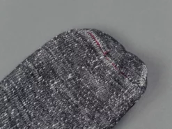 ROTOTO Double Face Crew Socks "Merino Wool & Organic Cotton" Charcoal 13 ROTOTO Double Face Crew Socks