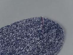 ROTOTO Double Face Crew Socks "Silk & Cotton" Dark Grey/Navy 14 ROTOTO Double Face Crew Socks