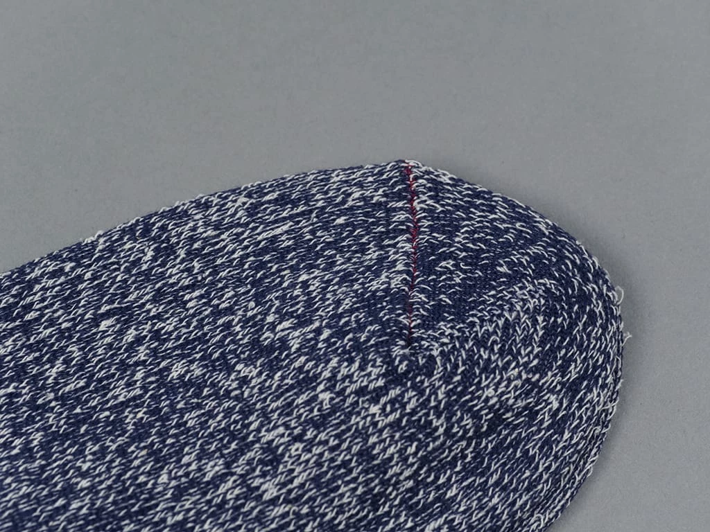 ROTOTO Double Face Crew Socks "Silk & Cotton" Dark Grey/Navy 7 ROTOTO Double Face Crew Socks "Silk & Cotton" Dark Grey/Navy