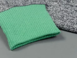 ROTOTO Double Face Crew Socks "Silk & Cotton" Mint/Grey 17 ROTOTO Double Face Crew Socks