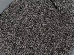 ROTOTO Linen Cotton Ribbed Crew Socks Mix Black 16 ROTOTO Linen Cotton Ribbed Crew Socks Mix Black