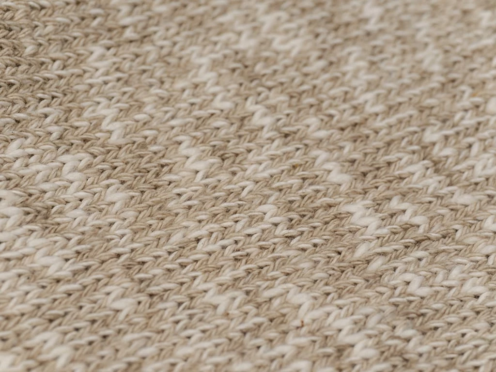 ROTOTO Low Gauge Slub Crew Socks Beige 9 ROTOTO Low Gauge Slub Crew Socks Beige