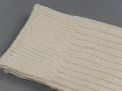 ROTOTO Organic Cotton Daily 3 Pack Ribbed Crew Socks Ecru/Brown