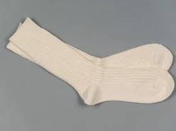 ROTOTO Organic Cotton Daily 3 Pack Ribbed Crew Socks Ecru/Grey 18 ROTOTO Organic Cotton Daily 3 Pack Ribbed Crew Socks Ecru/Grey