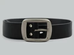 Samurai Jeans W001 Heavy Weight Curved Belt Black