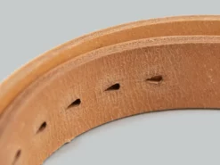 Samurai Jeans W001 Heavy Weight Curved Belt Natural NEW ARRIVALS