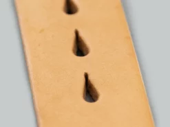 Samurai Jeans W001 Heavy Weight Curved Belt Natural NEW ARRIVALS