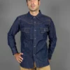 Samurai Jeans 10oz "Hisho SWD-L02-OVS" Selvedge Western Denim Shirt 1 Samurai Jeans 10oz "Hisho SWD-L02-OVS" Selvedge Western Denim Shirt