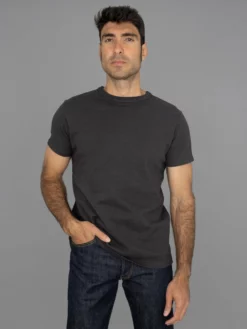 NEW ARRIVALS Samurai Jeans SJST-SC01 Japanese Cotton Crew T-Shirt Kuromane