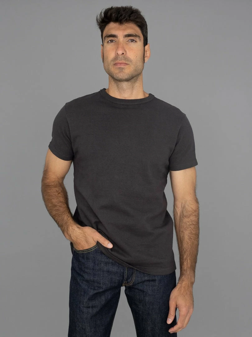 NEW ARRIVALS Samurai Jeans SJST-SC01 Japanese Cotton Crew T-Shirt Kuromane 3 NEW ARRIVALS Samurai Jeans SJST-SC01 Japanese Cotton Crew T-Shirt Kuromane