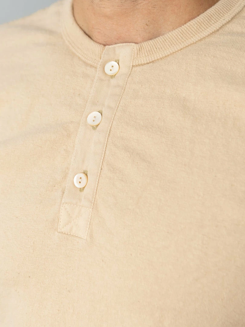 NEW ARRIVALS Samurai Jeans SJST-SC02 Japanese Cotton Henley T-Shirt Kuri 6 NEW ARRIVALS Samurai Jeans SJST-SC02 Japanese Cotton Henley T-Shirt Kuri