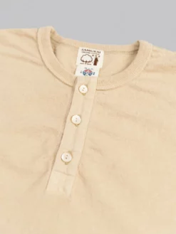 NEW ARRIVALS Samurai Jeans SJST-SC02 Japanese Cotton Henley T-Shirt Kuri 23 NEW ARRIVALS Samurai Jeans SJST-SC02 Japanese Cotton Henley T-Shirt Kuri
