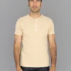 NEW ARRIVALS Samurai Jeans SJST-SC02 Japanese Cotton Henley T-Shirt Kuri 1 NEW ARRIVALS Samurai Jeans SJST-SC02 Japanese Cotton Henley T-Shirt Kuri
