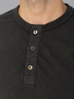 Samurai Jeans SJST-SC02 Japanese Cotton Henley T-Shirt Kuromane NEW ARRIVALS 20 Samurai Jeans SJST-SC02 Japanese Cotton Henley T-Shirt Kuromane NEW ARRIVALS