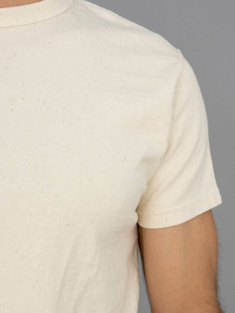 Samurai Jeans SJST-SC01 Japanese Cotton Crew T-Shirt Natural 7 Samurai Jeans SJST-SC01 Japanese Cotton Crew T-Shirt Natural