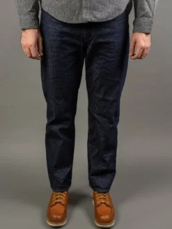 Spellbound Hard Twist Denim Straight Tapered Jeans