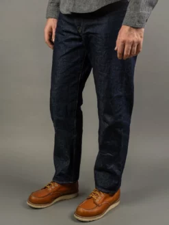 Spellbound Hard Twist Denim Straight Tapered Jeans