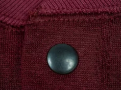 Stevenson Overall Co. Detachable Hooded Athletic Jacket Burgundy