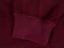Stevenson Overall Co. Detachable Hooded Athletic Jacket Burgundy