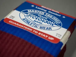 Stevenson Overall Co. Athletic Socks Burgundy 11 Stevenson Overall Co. Athletic Socks Burgundy