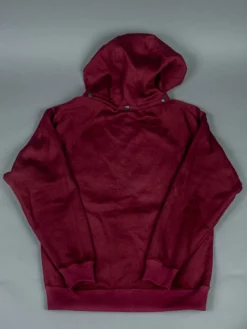 Stevenson Overall Co. Detachable Hooded Athletic Jacket Burgundy