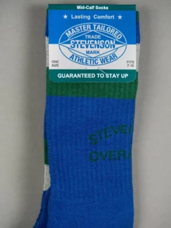 Stevenson Overall Co. Athletic Socks Blue 15 Stevenson Overall Co. Athletic Socks Blue