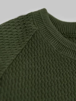 Stevenson Overall Co. Merino Wool Thermal Long Sleeve Shirt Olive NEW ARRIVALS