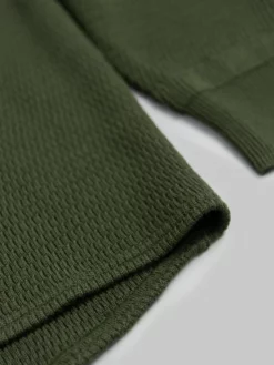 Stevenson Overall Co. Merino Wool Thermal Long Sleeve Shirt Olive NEW ARRIVALS