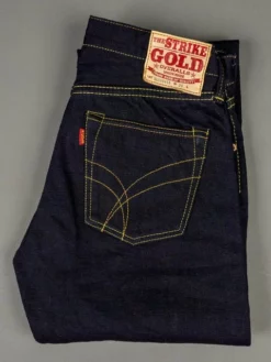 The Strike Gold 5004ID Double Indigo Straight Tapered Jeans