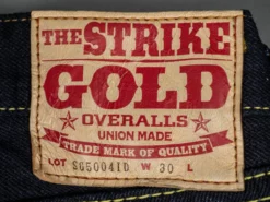 The Strike Gold 5004ID Double Indigo Straight Tapered Jeans