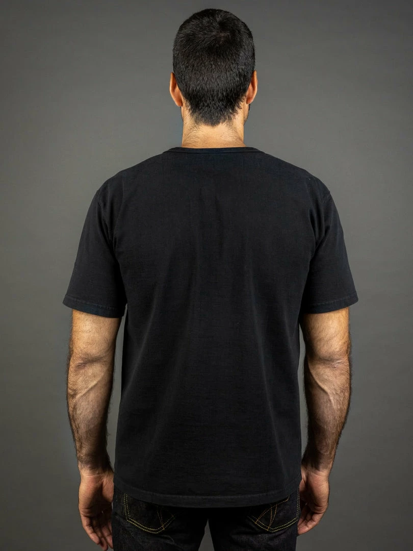 STUDIO D´ARTISAN Studio D'Artisan 9913 Loopwheel T-Shirt Black 4 STUDIO D´ARTISAN Studio D'Artisan 9913 Loopwheel T-Shirt Black