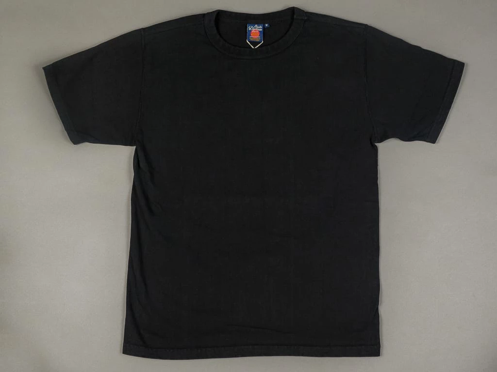 STUDIO D´ARTISAN Studio D'Artisan 9913 Loopwheel T-Shirt Black 7 STUDIO D´ARTISAN Studio D'Artisan 9913 Loopwheel T-Shirt Black