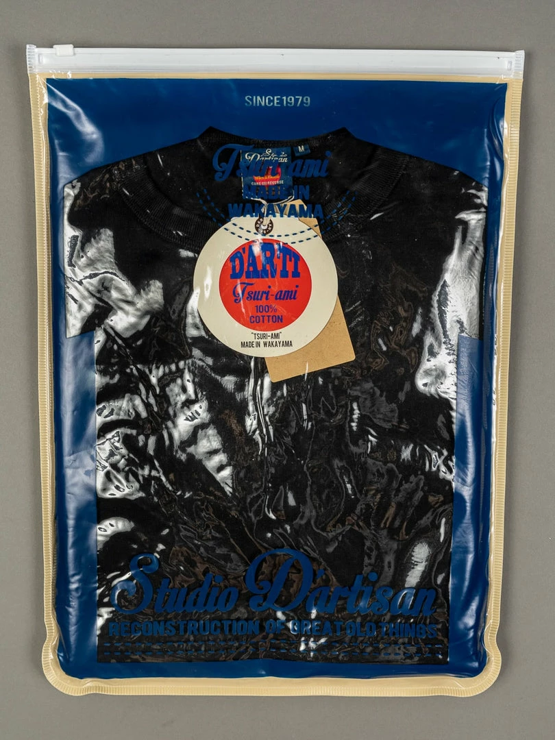 STUDIO D´ARTISAN Studio D'Artisan 9913 Loopwheel T-Shirt Black 6 STUDIO D´ARTISAN Studio D'Artisan 9913 Loopwheel T-Shirt Black