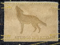 STUDIO D´ARTISAN Studio D'Artisan Fox-001 Fox Cotton Foxfibre® Coyote Relaxed Tapered Jeans