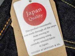 STUDIO D´ARTISAN Studio D'Artisan Fox-001 Fox Cotton Foxfibre® Coyote Relaxed Tapered Jeans