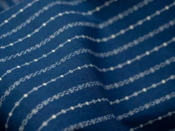 STUDIO D´ARTISAN Studio D'Artisan Indigo Wabash Band Collar Shirt