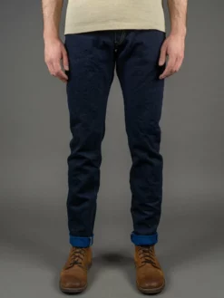 Tanuki YUHT Natural Indigo "Yurai" High Tapered Jeans