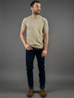 Tanuki YUHT Natural Indigo "Yurai" High Tapered Jeans