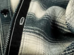 The Flat Head Ombré Flannel Shirt Ivory 51 The Flat Head Ombré Flannel Shirt Ivory