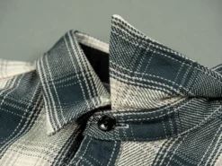 The Flat Head Ombré Flannel Shirt Ivory 50 The Flat Head Ombré Flannel Shirt Ivory