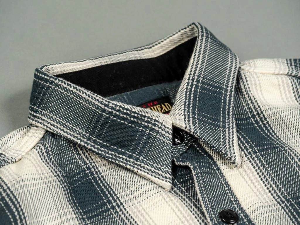 The Flat Head Ombré Flannel Shirt Ivory 13 The Flat Head Ombré Flannel Shirt Ivory