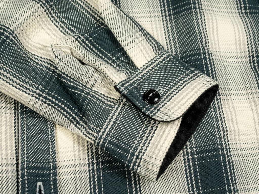 The Flat Head Ombré Flannel Shirt Ivory 17 The Flat Head Ombré Flannel Shirt Ivory